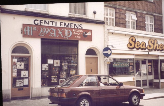 Mr Waxy Record Shop Exterior